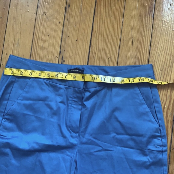 Massimo Dutti light teal capri pants NWT - Picture 2 of 10